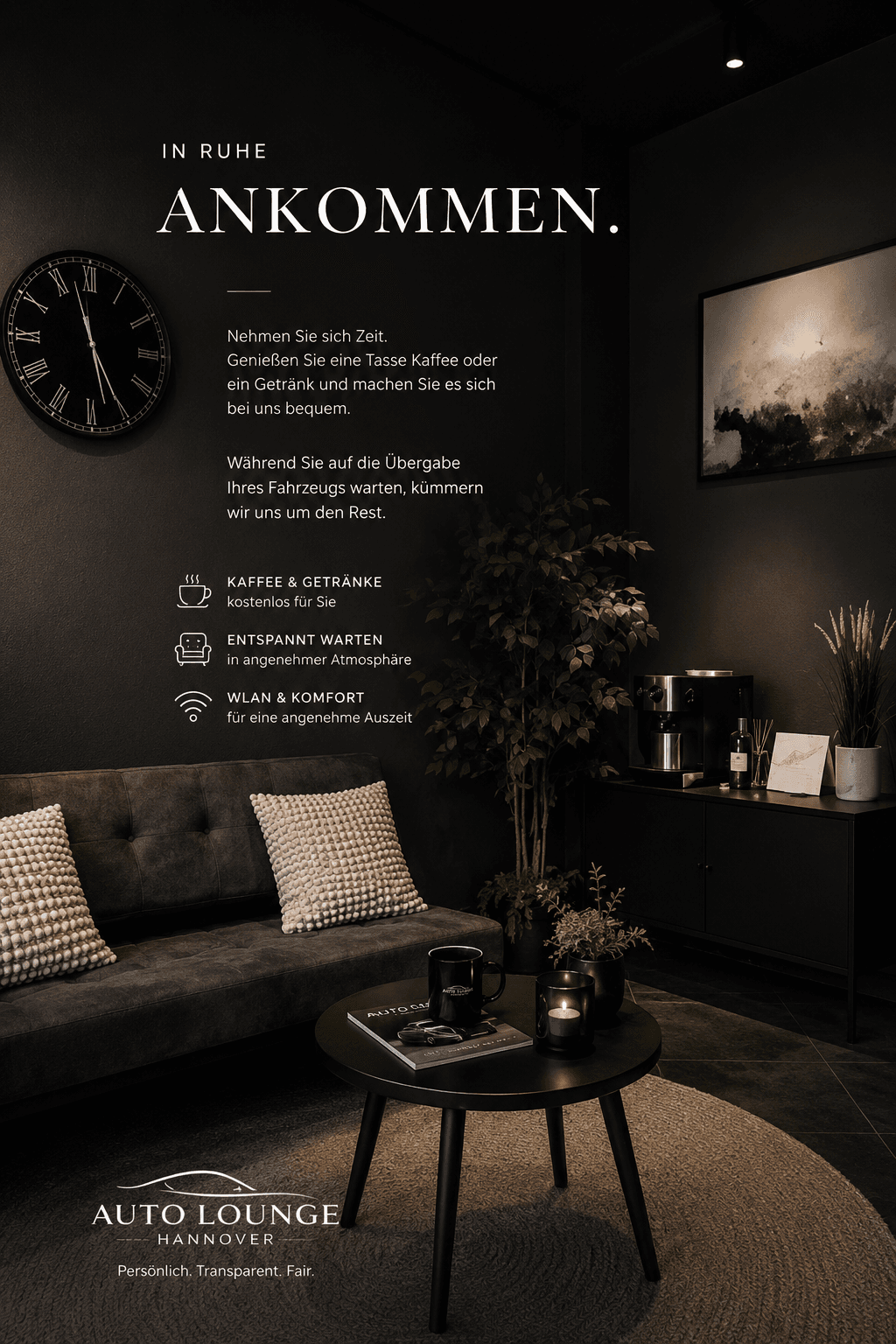 Auto Lounge Hannover — Innenraum